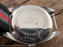 Load image into Gallery viewer, Fortis Bright White Dial with Red Numbers and Hands, Manual, 35x43mm
