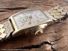 Load image into Gallery viewer, Bulova 1937 'American Clipper' Stepped Case with Lovely Bracelet, Manual, 26x36.5mm
