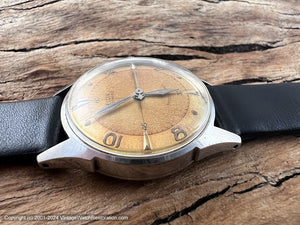 Elgin Shockmaster with Stunning Deep Orange Patina, Automatic, 30mm