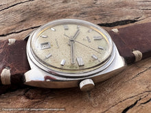 Load image into Gallery viewer, Elgin Gold Patina Dial with Date in Square Tonneau Case , Automatic, Large 35x40mm
