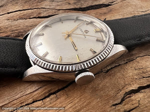 Certina Fluted Bezel and 'Tortoise' Logo, Manual, Very Large 36mm