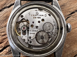 Certina Fluted Bezel and 'Tortoise' Logo, Manual, Very Large 36mm