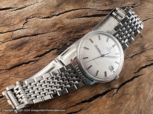 Omega 'De Ville' Mint Pearl Dial with Date, Brick Style Bracelet, Automatic, 35mm