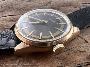 Seiko NOS Black & Tan Dial with Original Box, Manual, 35mm