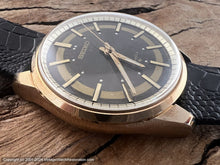 Load image into Gallery viewer, Seiko NOS Black &amp; Tan Dial with Original Box, Manual, 35mm
