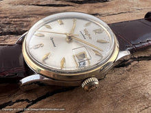 Load image into Gallery viewer, Wyler Incaflex &#39;Dynawind&#39;, Perfect Silver Dial with Date, Automatic, 33mm
