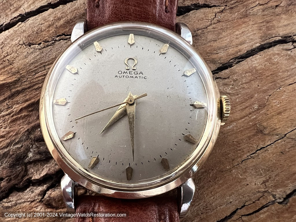 Omega Pearl Dial c. 1953 Cal 354 Bumper Automatic 32mm