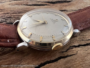 Omega Pearl Dial c. 1953 Cal 354 Bumper, Automatic, 32mm