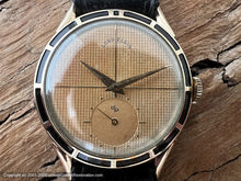 Load image into Gallery viewer, Lord Elgin 'Clubman' with Light Amber Waffle Dial, Manual, 30mm
