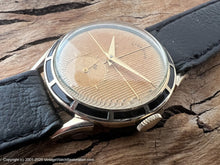 Load image into Gallery viewer, Lord Elgin 'Clubman' with Light Amber Waffle Dial, Manual, 30mm
