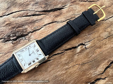Load image into Gallery viewer, Seiko Bright White with Black Roman Numerals in Rectangular Case, Quartz, 28x34mm
