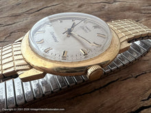 Load image into Gallery viewer, Timex 'Dynabeat' with Hefty Wide Gold Bezel, Electric, Large 37.5mm
