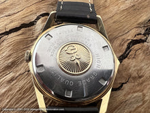 Load image into Gallery viewer, Eldor Geneve 'Spider Web' Dial in Gold in Octagonal Case, Manual, 34x40mm

