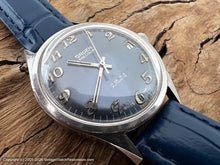 Load image into Gallery viewer, Gruen 'Precision' Rare Blue Dial with Date, Automatic, 34.5mm
