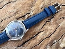 Load image into Gallery viewer, Gruen 'Precision' Rare Blue Dial with Date, Automatic, 34.5mm
