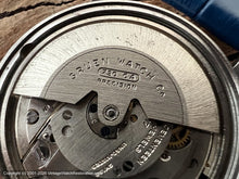 Load image into Gallery viewer, Gruen 'Precision' Rare Blue Dial with Date, Automatic, 34.5mm
