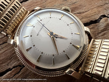 Load image into Gallery viewer, Wittnauer Coin Edge Case with Pie Pan Dial and Original Presentation Box, Manual, 33.5mm
