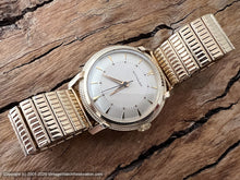 Load image into Gallery viewer, Wittnauer Coin Edge Case with Pie Pan Dial and Original Presentation Box, Manual, 33.5mm
