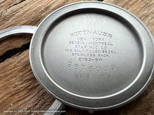 Load image into Gallery viewer, Wittnauer Coin Edge Case with Pie Pan Dial and Original Presentation Box, Manual, 33.5mm
