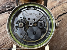 Load image into Gallery viewer, Wittnauer Coin Edge Case with Pie Pan Dial and Original Presentation Box, Manual, 33.5mm
