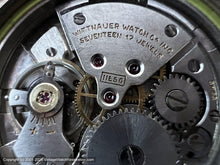Load image into Gallery viewer, Wittnauer Coin Edge Case with Pie Pan Dial and Original Presentation Box, Manual, 33.5mm
