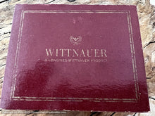 Load image into Gallery viewer, Wittnauer Coin Edge Case with Pie Pan Dial and Original Presentation Box, Manual, 33.5mm
