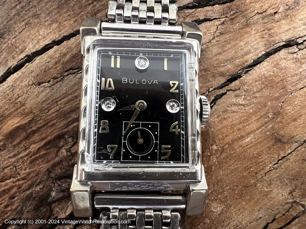 Serial Number Vintage Bulova Watches Value Bulova Black Dial Gold