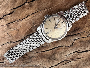 Omega Seamaster Patina Dial with Brick Stainless Steel Omega Bracelet, Automatic, 34mm