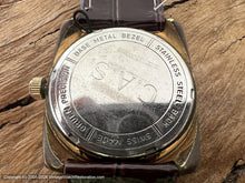 Load image into Gallery viewer, Gruen Golden Dial Day-Date Square Tonneau, Manual, 34x36.5mm
