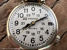 Load image into Gallery viewer, Accutron &quot;Out-of-this-World&quot; Bold Dial with Date, Railroad Approved R.R. 218-0, Electric, 34mm
