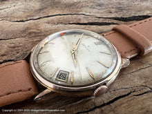 Load image into Gallery viewer, Zenith with Date Window at 4:30 in Rose-Gold Case, Manual, 34mm
