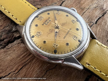 Load image into Gallery viewer, Benrus Mustard Yellow Patina Dial 3-Star, Automatic, 32.5mm
