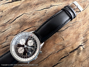Breitling Navitimer 3 White Registers on Black Dial Chronograph, Date, Automatic, Massive 41.5mm