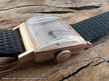 Load image into Gallery viewer, Elgin Deluxe Copper Dial in Rose-Gold Square Case, Manual, 23x33mm
