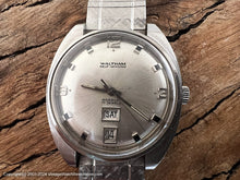 Load image into Gallery viewer, Waltham C-Case Day Silver Dial with Date Set at Bottom, Automatic, Large 36x40mm
