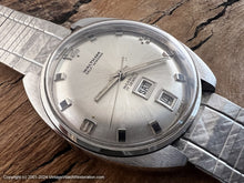 Load image into Gallery viewer, Waltham C-Case Day Silver Dial with Date Set at Bottom, Automatic, Large 36x40mm
