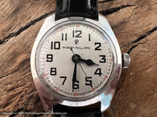 Load image into Gallery viewer, Robert Phillippe with Pure White Montgomery Style Railroad Dial, Manual, 30.5x39mm
