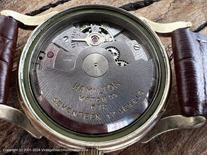 Hamilton Accumatic II Parchment-Like Dial Patina, 1957 Inscription, Automatic, 32.5mm