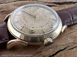 Hamilton Accumatic II Parchment-Like Dial Patina, 1957 Inscription, Automatic, 32.5mm