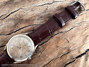 Hamilton Accumatic II Parchment-Like Dial Patina, 1957 Inscription, Automatic, 32.5mm