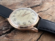 Load image into Gallery viewer, Dauphine (Lip) Beautiful Speckled Patina Dial in Gold Case, Manual, 33.5mm
