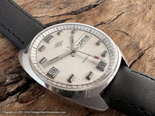 Load image into Gallery viewer, Engo Silve Dial Day and Date Red-Tipped Second Hand, Manual, 35mm
