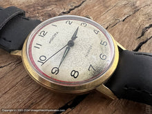 Load image into Gallery viewer, Pifora Golden Light Patina Dial with Red Outer Circle, Manual, 33.5mm
