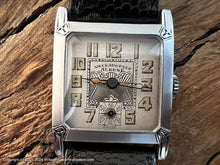 Load image into Gallery viewer, Albuse &#39;Shock Absorber&#39; Perfect Square Case and Amazing Dial Design, Manual, 26.5x34.5mm
