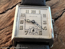 Load image into Gallery viewer, Bulova Stellar Square Case with Perfect Dial and Beveled Crystal, Manual, 27x33mm
