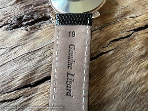 Eska Creamy Dial in a 'Bottle Cap" Style Case with Decorative Teardrop Lugs, Manual, 36mm
