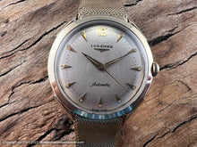 Load image into Gallery viewer, Longines Two-Tone Silver &amp; White Dial with Black Tick Minute Markers, Automatic, Large 35mm
