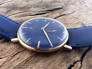 Girard-Perregaux Sparkling Blue Dial with Gold Markers, Manual, Large 35mm