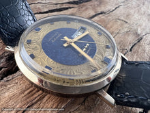 Load image into Gallery viewer, Longines Admiral Lapiz Blue and Gold Floral Design, Automatic, 35mm
