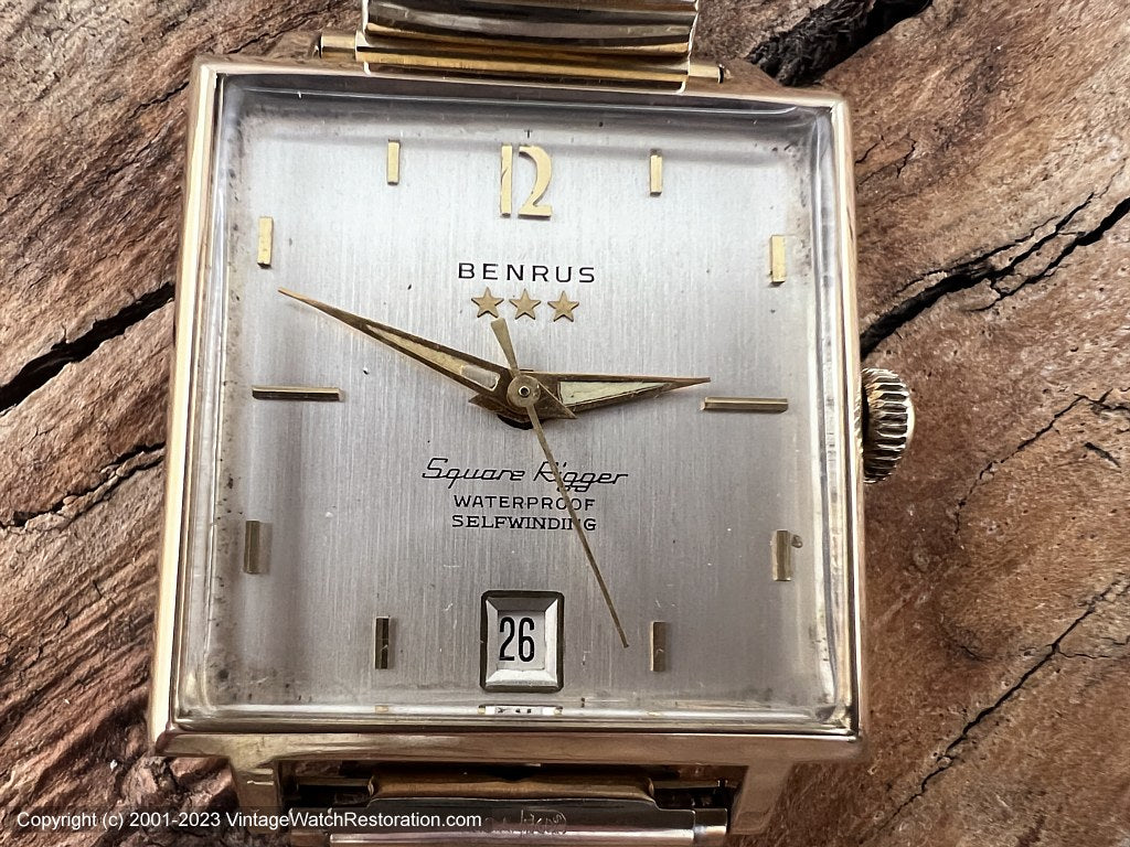 Benrus clearance square watch